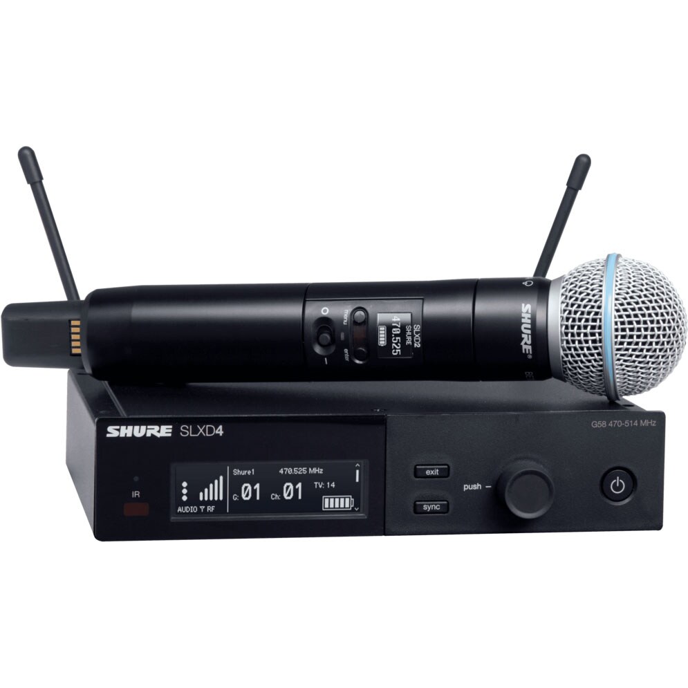 Shure SLXD24/B58-J52 Wireless Vocal System With BETA 58 Handheld Microphone